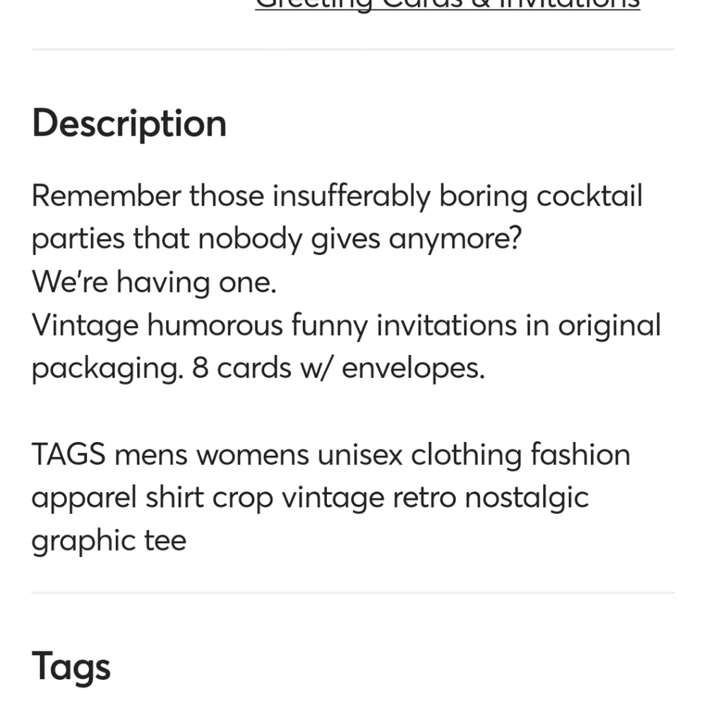 New Vintage Cocktail Party holiday season funny invitations cards